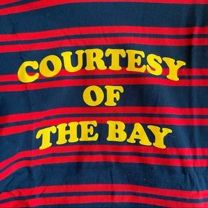 Courtesy Of The Bay Stripped Tee